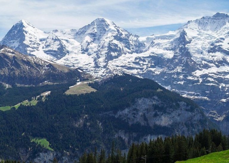 Alarmante deshielo de los glaciares suizos