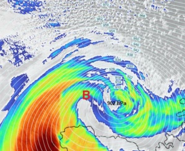 Borrasca en la Antártida asombra a los expertos