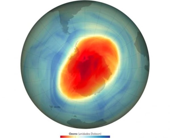 El agujero de la capa de ozono de la Antártida es más grande y persistente entre 2020 y 2022