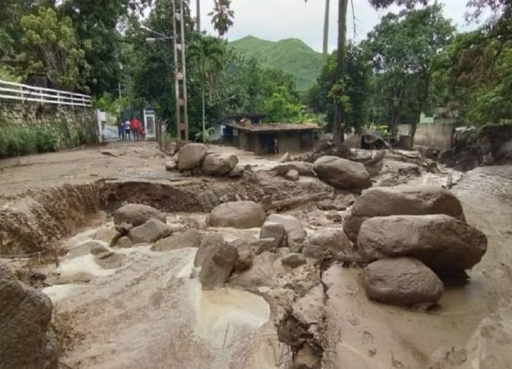 Fuertes lluvias dejaron dos personas muertas y otra desaparecida en Maracay