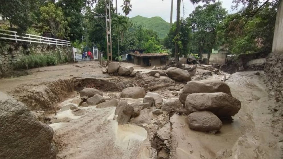 Fuertes lluvias dejaron dos personas muertas y otra desaparecida en Maracay