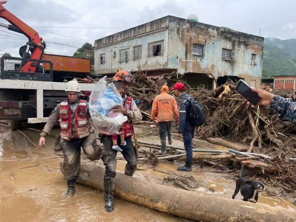 Las Tejerías: decretada Zona de Desastre tras deslave que dejó 22 muertos