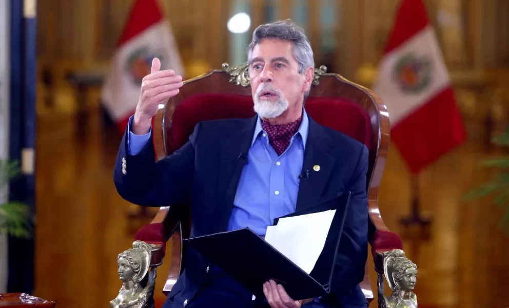 Presentan proyecto para recortar mandato del presidente Pedro Castillo