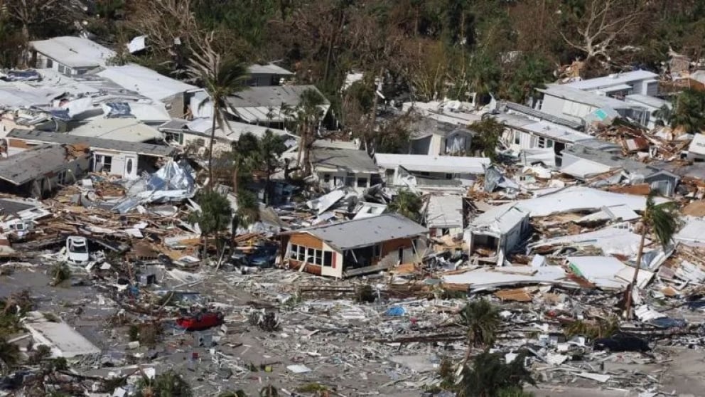 Se eleva a más de 100 el número de fallecidos por el huracán Ian en Florida
