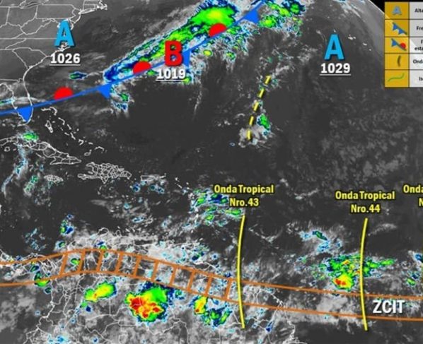 Tres ondas tropicales se acercan a Venezuela