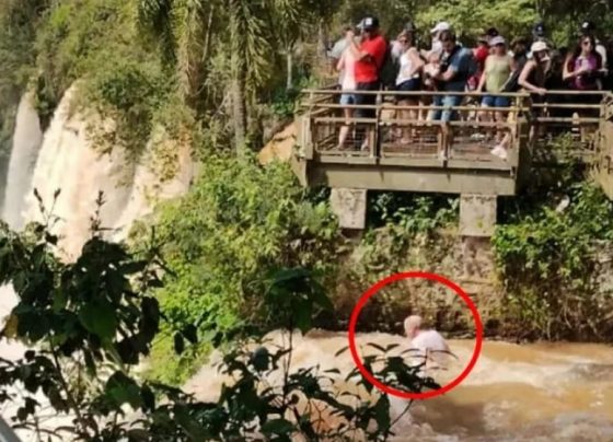 Turista cayó en las Cataratas del Iguazú