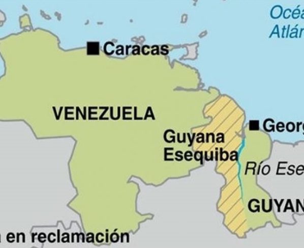 las acciones que ha emprendido la república de Guyana para extraer petróleo en el río Esequibo, lo cual consideran las autoridades venezolanas una provocación por parte del Estado guyanés
