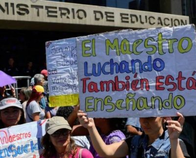 Sueldos tóxicos para el magisterio venezolano