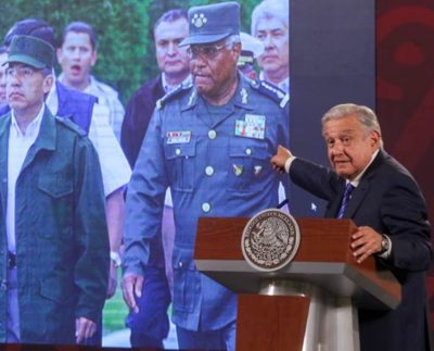 Presidente de Mexico en conferencia de prensa