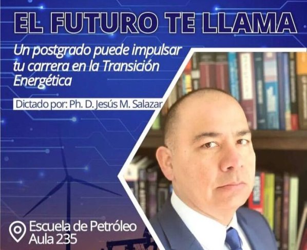 Salazar ofrecerá una conferencia en la Universidad Central de Venezuela y otra en la Torre Inelectra, Centro Profesional Santa Paula.