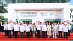 La Cumbre dió inició el viernes y culmina hoy sábado con la participación de 14 presidentes y vicepresidentes, los grandes ausentes serán los mandatarios de Brasil y México.