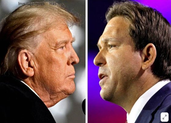 La batalla por la nominación presidencial republicana de 2024 se ha visto durante meses como una carrera de dos hombres: una pelea entre Donald Trump y el gobernador de Florida, Ron DeSantis, una estrella nacional en ascenso vista durante mucho tiempo como el único candidato capaz de derrotar el ex presidente republicano.