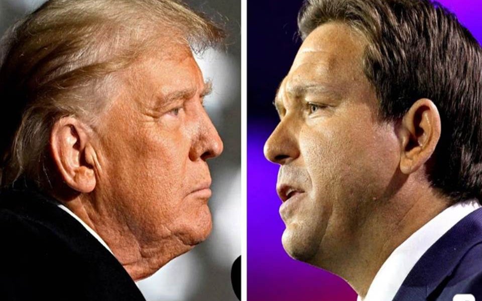La batalla por la nominación presidencial republicana de 2024 se ha visto durante meses como una carrera de dos hombres: una pelea entre Donald Trump y el gobernador de Florida, Ron DeSantis, una estrella nacional en ascenso vista durante mucho tiempo como el único candidato capaz de derrotar el ex presidente republicano.