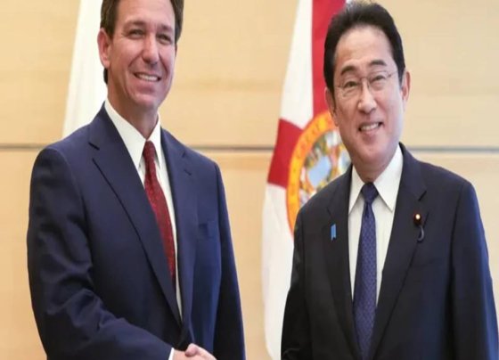 El gobernador de Florida, Ron DeSantis se reunió con el primer ministro, Fumio Kishida, y otros funcionarios dentro de una misión comercial de cuatro países percibida como un intento del republicano, que se espera anuncie una campaña presidencial, para mejorar sus credenciales diplomáticas.