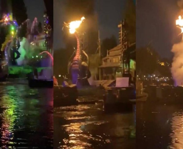 La estructura de un enorme dragón se incendió en el parque temático de Disney en Anaheim, California, durante la noche del sábado. Si bien no se registraron heridos, el incidente causó pánico entre los visitantes, que debieron ser evacuados.