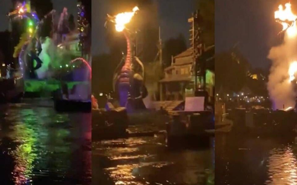 La estructura de un enorme dragón se incendió en el parque temático de Disney en Anaheim, California, durante la noche del sábado. Si bien no se registraron heridos, el incidente causó pánico entre los visitantes, que debieron ser evacuados.