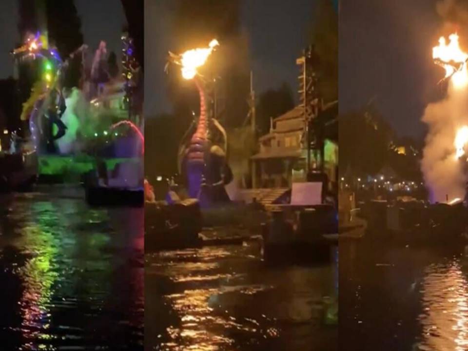 La estructura de un enorme dragón se incendió en el parque temático de Disney en Anaheim, California, durante la noche del sábado. Si bien no se registraron heridos, el incidente causó pánico entre los visitantes, que debieron ser evacuados.