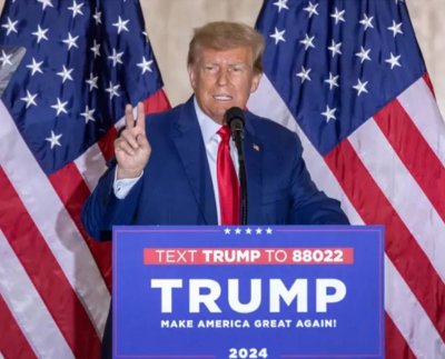 “El público sabe quién soy y la presidencia exitosa que tuve” escribió Trump en su red social. "¡POR LO TANTO NO ESTARÉ HACIENDO DEBATES!".