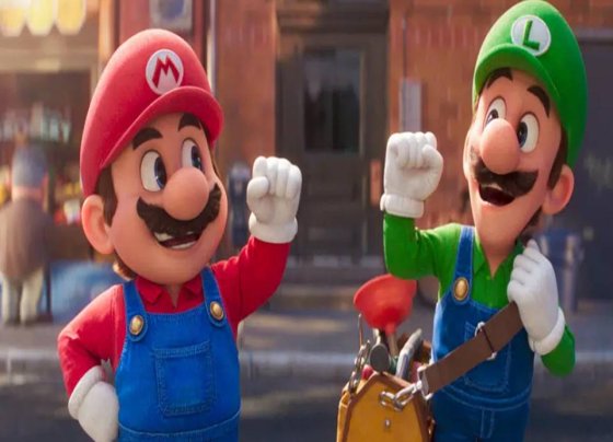 "La película de Super Mario Bros.", con sus vistas de colores primarios, está aquí para alegrar nuestras aburridas primaveras. Que haya una oleada de entusiasmo por una película de Mario Bros es algo que alguna vez fue impensable.