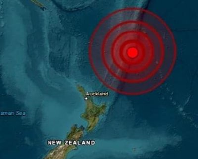 Un terremoto de magnitud 7,3 sacudió Nueva Zelanda. El suceso ocurrió en las islas de Kermadec, un archipiélago situado en el océano Pacífico, sin que las autoridades hayan informado de daños o víctimas hasta el momento.