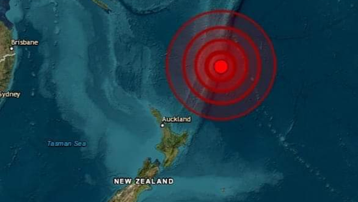 Un terremoto de magnitud 7,3 sacudió Nueva Zelanda. El suceso ocurrió en las islas de Kermadec, un archipiélago situado en el océano Pacífico, sin que las autoridades hayan informado de daños o víctimas hasta el momento.