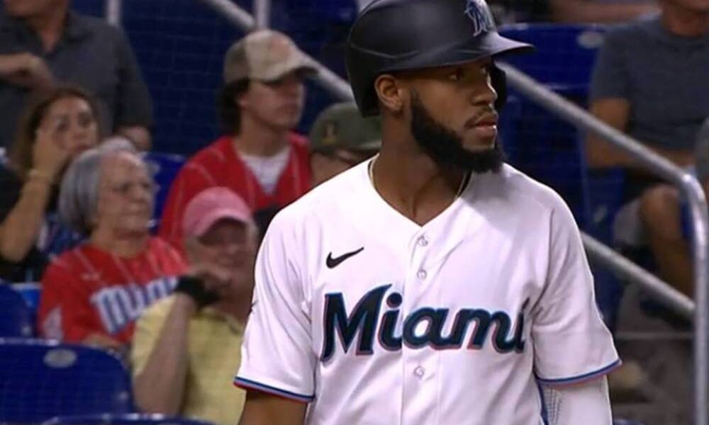 Por primera vez esta temporada, los Marlins tuvieron a Bryan De La Cruz de primer bate en la alineación.