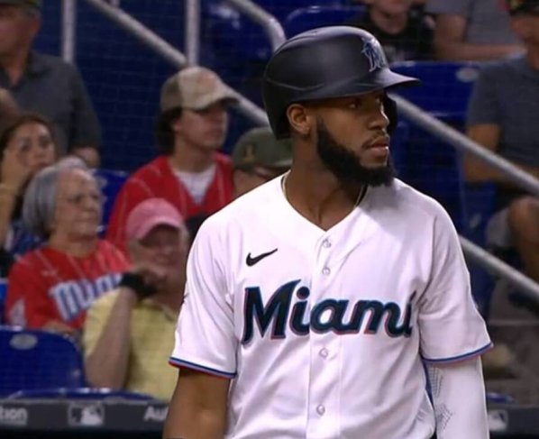 Por primera vez esta temporada, los Marlins tuvieron a Bryan De La Cruz de primer bate en la alineación.