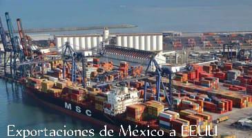 Las exportaciones tuvieron un valor de 42825 millones de dólares, lo que representa el más alto nivel para un mes, con un aumento interanual de 5,9%, según el informe suministrado por la Oficina Nacional de Censo de México.