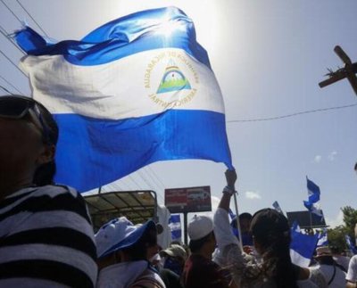 el gobierno sandinista bloqueó las cuentas bancarias de la Iglesia Católica en las últimas horas.