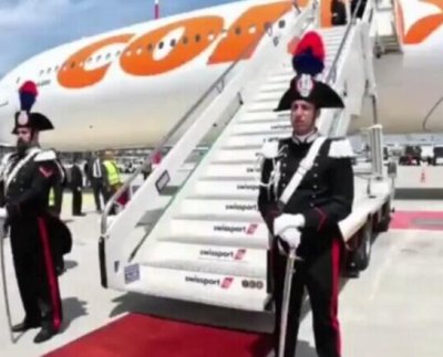 El presidente de Cuba, Miguel Díaz-Canel comenzó este lunes su gira europea en Roma