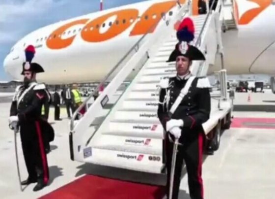 El presidente de Cuba, Miguel Díaz-Canel comenzó este lunes su gira europea en Roma