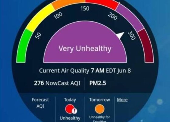 El código violeta indicador del máximo nivel de alerta roja que imperó en Washington y otras ciudades de la costa noreste de Estados Unidos
