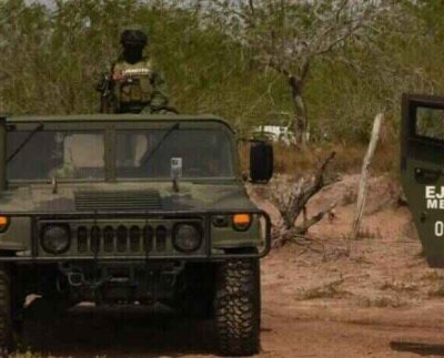 El intercambio de disparos ocurrió cuando un convoy militar fue atacado en la mañana por un grupo de sujetos armados en un ejido de la localidad de Valle Hermoso