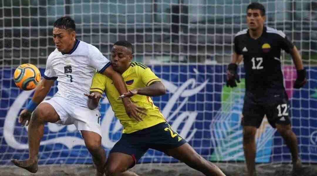 Colombia pasó por encima de la selección de El Salvador y se quedó con el oro de fútbol playa.