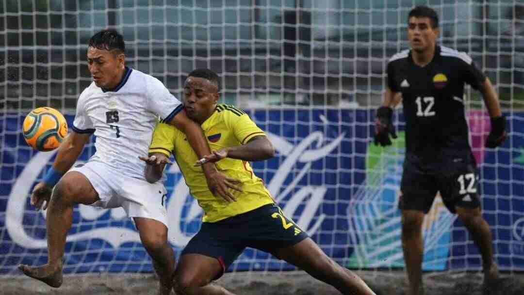 Colombia pasó por encima de la selección de El Salvador y se quedó con el oro de fútbol playa.
