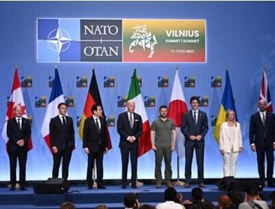 Los miembros del G7 van a estar junto a Ucrania "el tiempo que haga falta" afirmó el presidente estadounidense Joe Biden