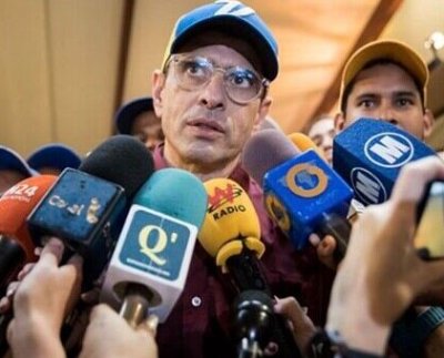 Henrique Capriles cree que la inhabilitación de María Corina Machado es un mensaje sobrevenido de la dictadura