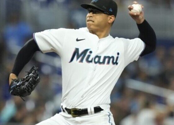 El venezolano de los Marlins recetó a más de 10 contrarios por segunda vez en la zafra.