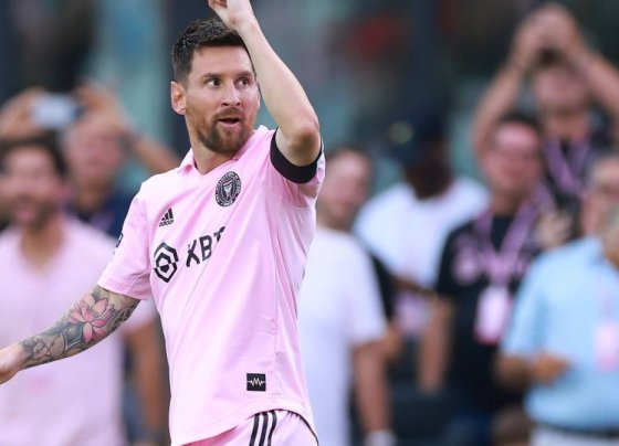 Lionel Messi marcó un par de tantos en la victoria del Inter Miami 4 a 0 ante Atlanta United en su segundo compromiso de la Leagues Cup