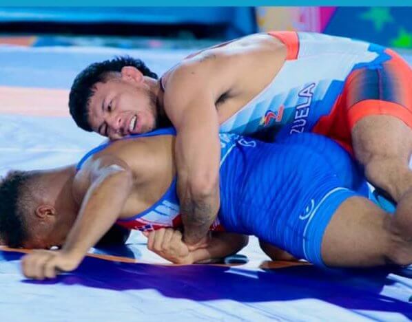 Anthony Montero subió a lo más alto del podio de la categoría de los 74kg luego de vencer en la Gran Final 3-1 al dominicano Julio Rodríguez