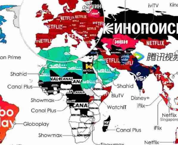 Solo 11 servicios de streaming llegaron al top de los 134 países rastreados por este estudio y aunque muchos no pasaron ese umbral siguen teniendo millones de suscriptores en todo el mundo.