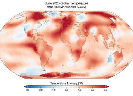 La Nasa ha advertido que el mes de junio del presente año es el más cálido desde que se llevan registros. Los datos aportados por la agencia europea coinciden con los de la NASA.