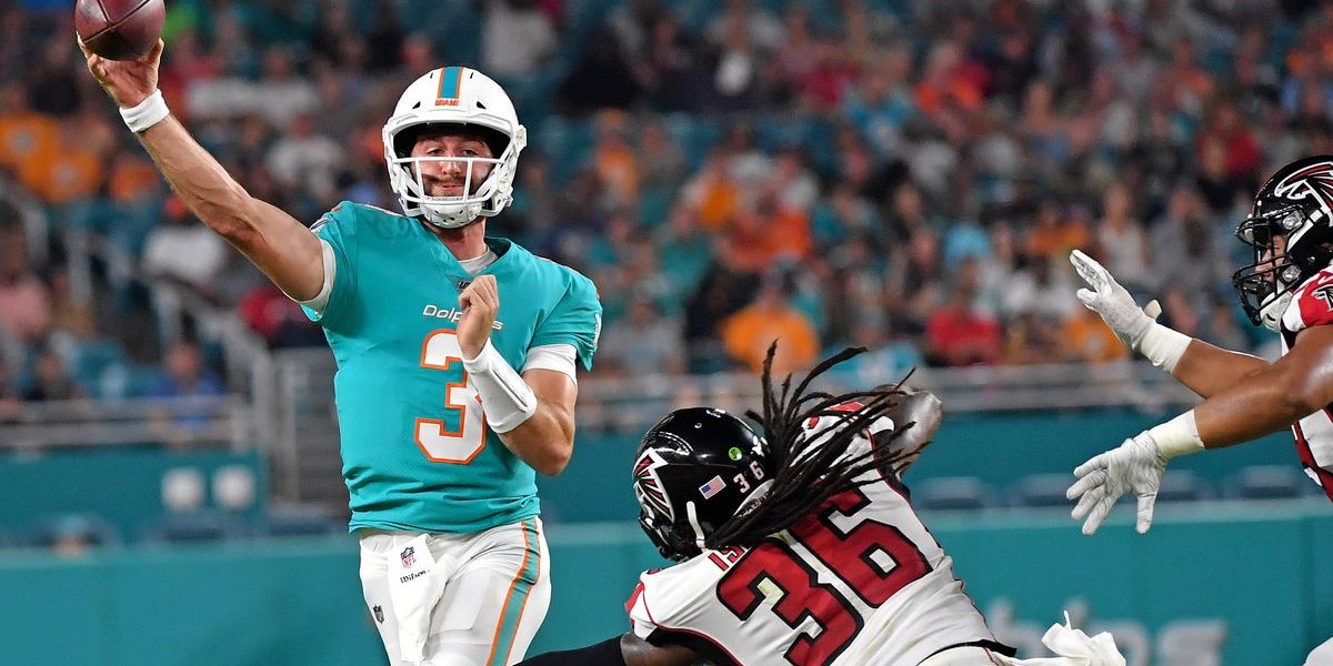 Miami Dolphins perdió el primer compromiso de la pretemporada ante Atlanta Falcons, en un duelo en el que no contaron con varias de sus estrellas