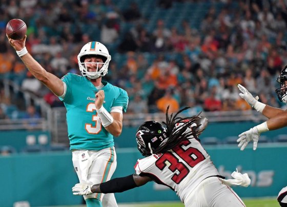 Miami Dolphins perdió el primer compromiso de la pretemporada ante Atlanta Falcons, en un duelo en el que no contaron con varias de sus estrellas