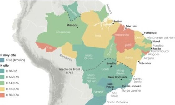 El desarrollo económico de Brasil ha sido constante, con caídas causadas por la pandemia mundial del COVID 19. A pesar de ello registró un crecimiento del 8% con el gobierno democrático del Presidente Bolsonaro.