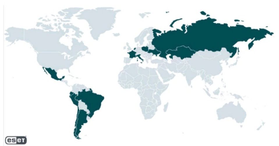 El mayor número de afectados se localiza en Polonia e Italia y el ataque se extendió a seis países de Latinoamérica.