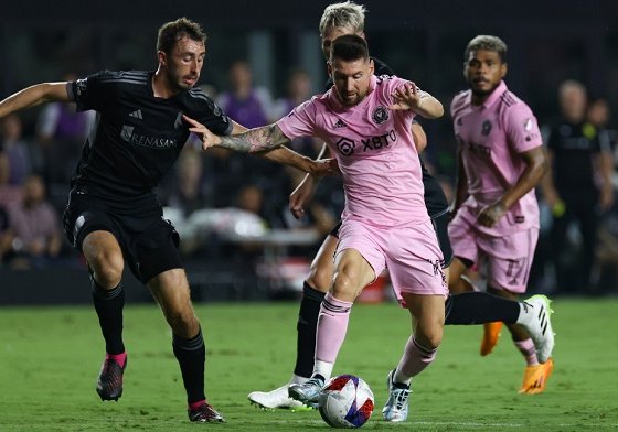 Inter Miami no pudo anotar en la segunda fecha, del torneo 2023-2024 de la MLS, en donde Lionel Messi busca su primer título