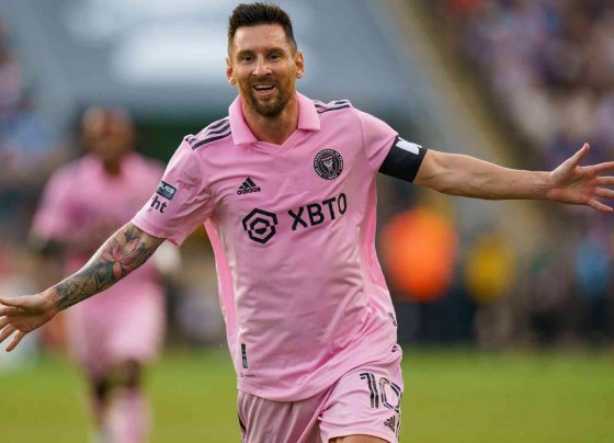 El jugador argentino Lionel Messi marcó un tanto desde las 30 yardas para de esta manera Inter Miami venciera 4 a 1 a Philadelphia Union