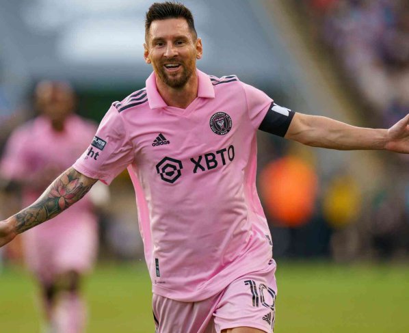El jugador argentino Lionel Messi marcó un tanto desde las 30 yardas para de esta manera Inter Miami venciera 4 a 1 a Philadelphia Union