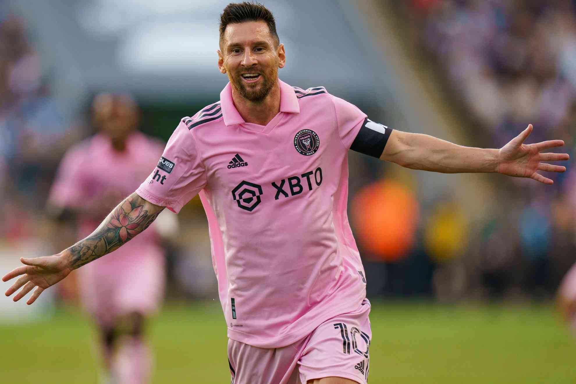 El jugador argentino Lionel Messi marcó un tanto desde las 30 yardas para de esta manera Inter Miami venciera 4 a 1 a Philadelphia Union